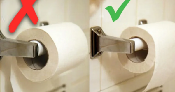 Esta é a maneira certa de pendurar papel higiênico (e você pode estar fazendo isso errado há anos)