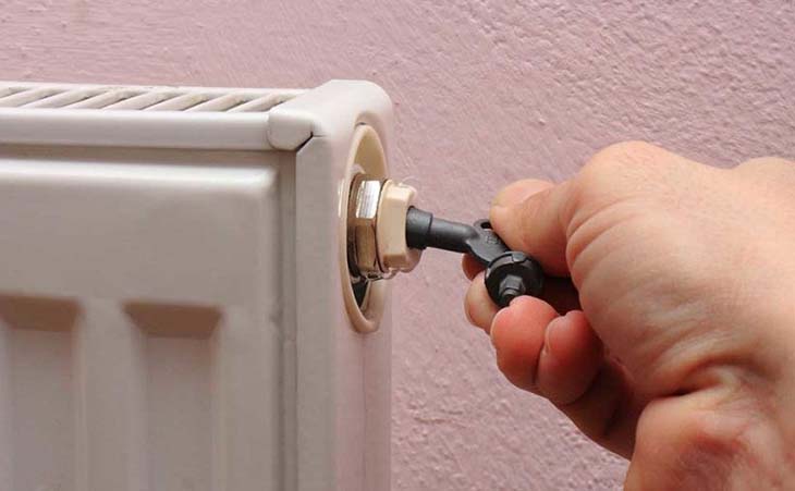 sangrando o radiador