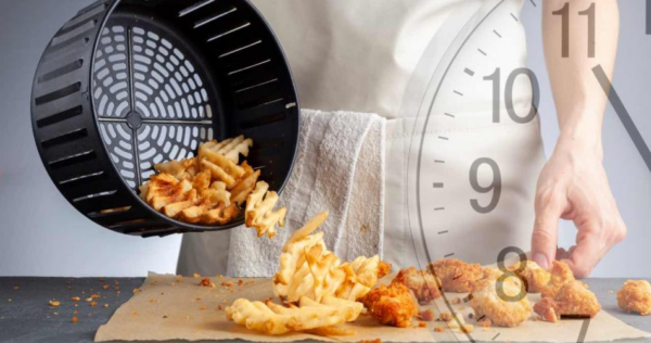 Fritadeira de ar, com baixo consumo de energia: ligue-a agora para economizar dinheiro