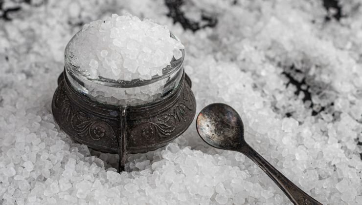 sal grosso para a casa