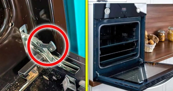 Há uma maçaneta na porta do forno. A maioria das pessoas não sabe o quão útil é