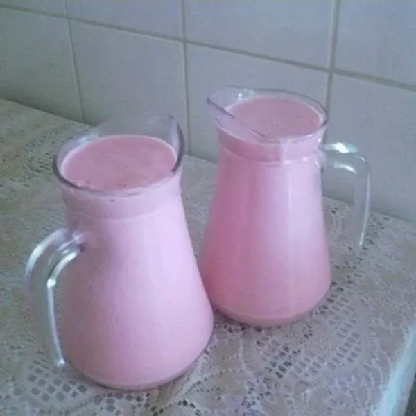 Iogurte Caseiro de Morango