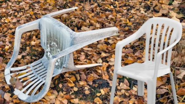 Limpei minhas cadeiras de gramado como novas, meu vizinho me perguntou como eu fiz isso!