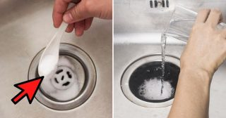 O método mais eficaz para remover o mau cheiro da pia