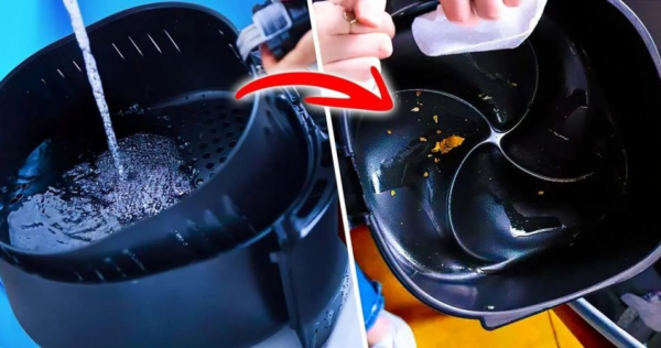 O truque para limpar a fritadeira sem óleo e eliminar toda a gordura