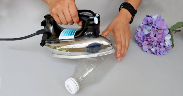 Passe uma garrafa de plástico e espere o resultado – você ficará surpreso imediatamente