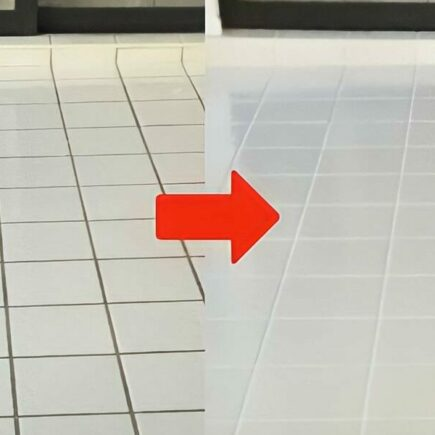 Piso sem juntas pretas ou manchas somente se você usar no chão de casa