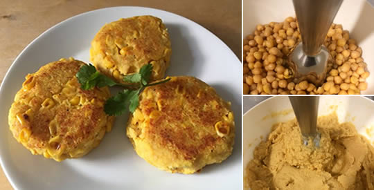 Receita: Hambúrguer de grão de bico, saboroso, saudável e com poucas calorias