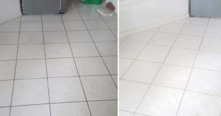 Rejunte bem branco de uma só passada: o método que “dissolve” a sujeira e a tira