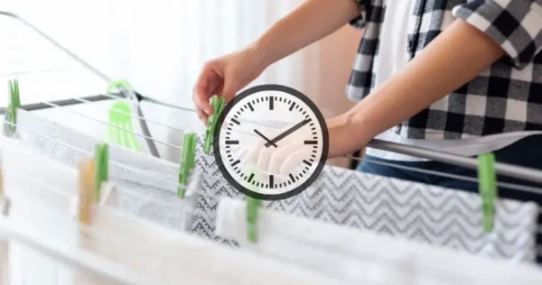 Revelado quando seria o melhor momento para pendurar roupas com base em lavanderias