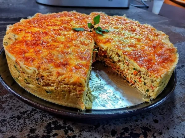 Torta Salgada de Couve-flor