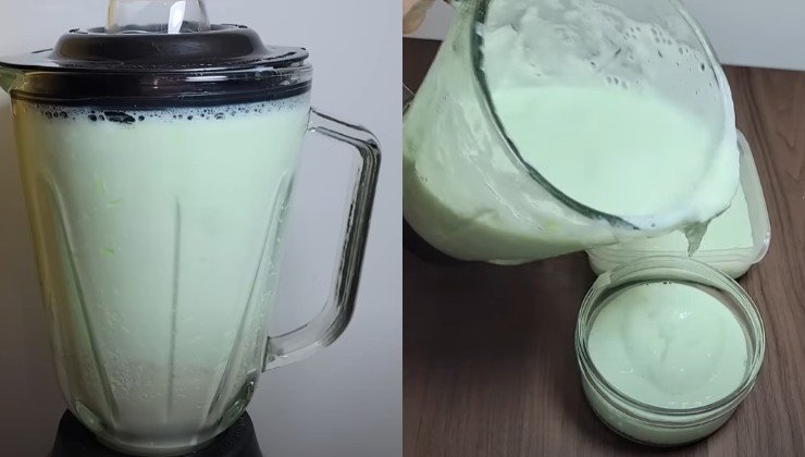 Limpador com 3 cascas de ovos e barra de sabão