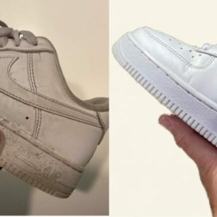 Um velho truque para devolver todo o branco aos seus sapatos e fazê-los parecer novos