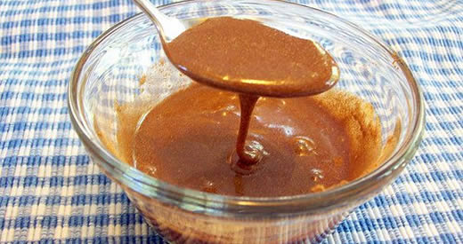 colher de chá de mel canela