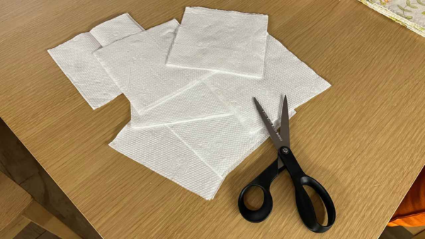 Você nem espera o que pode sair com 7 guardanapos de papel