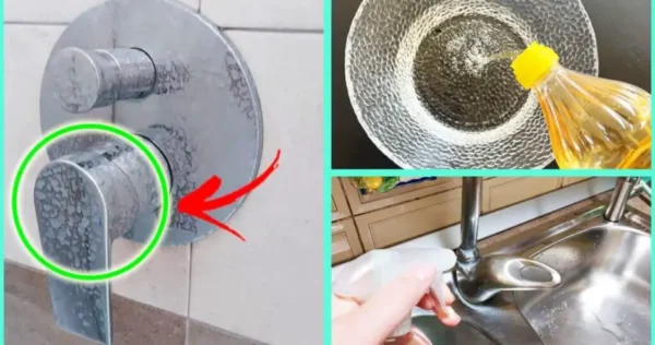 este remédio natural “come” o calcário e faz tudo brilhar