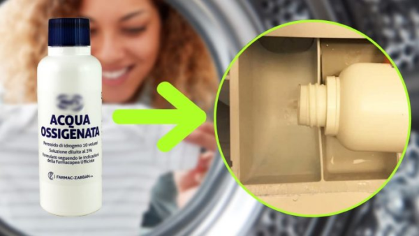 Água oxigenada na máquina de lavar, o que acontece é inimaginável: experimente você mesmo