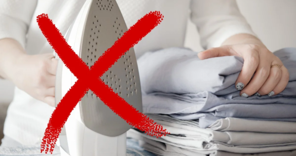 É possível passar tecidos sem ferro: sem esforço e reduzindo o consumo em 50 por cento!