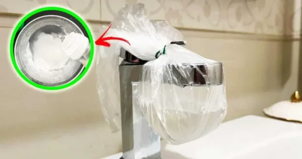 você conhece o método do saco para remover calcário incrustado nas torneiras?