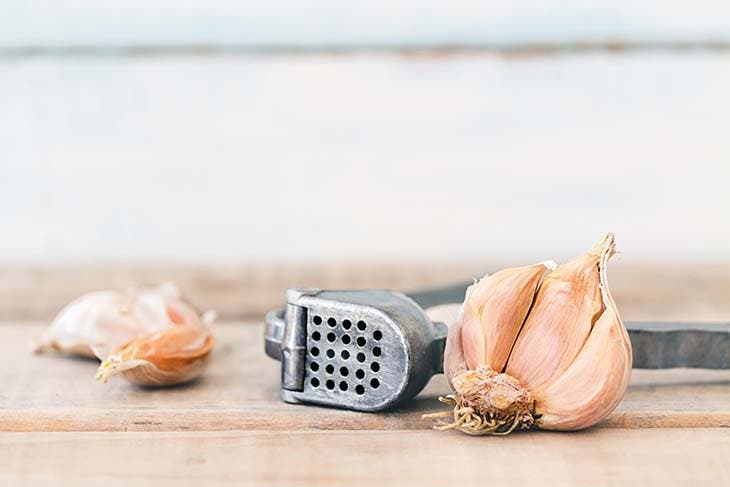 Knoblauchpresse