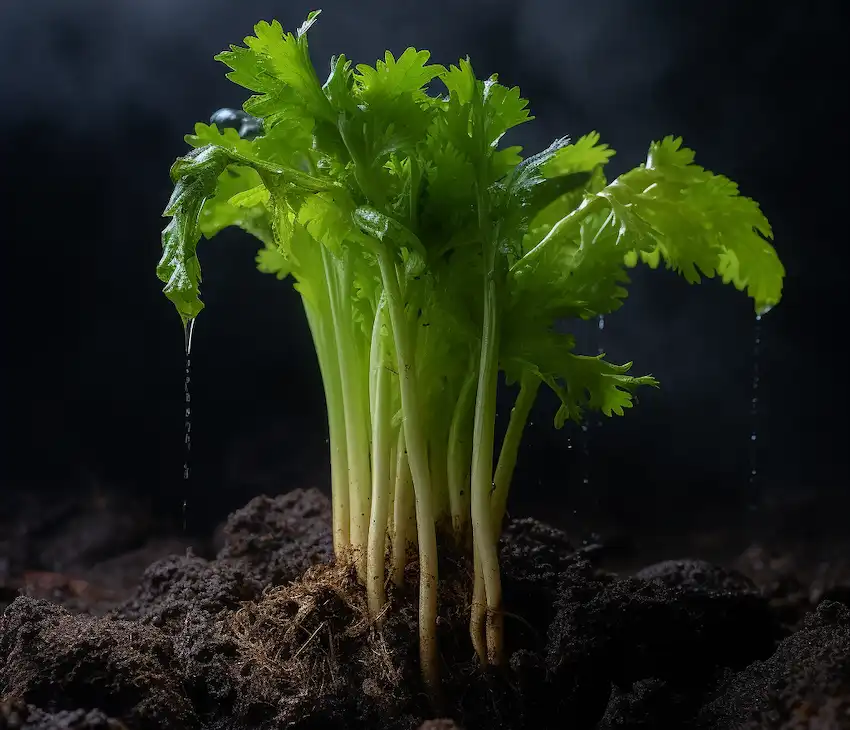 Sellerie bei schlechten Lichtverhältnissen