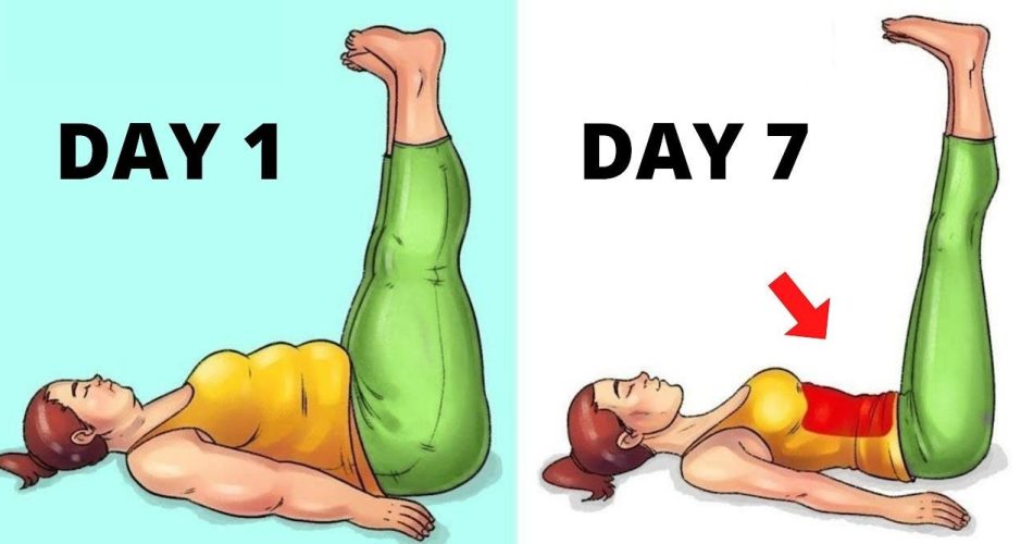 8 Übungen im Bett für einen flachen Bauch in nur 7 Tagen