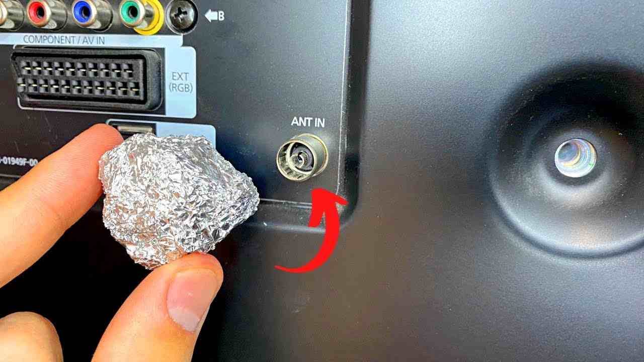 Aluminiumpellet im Fernseher