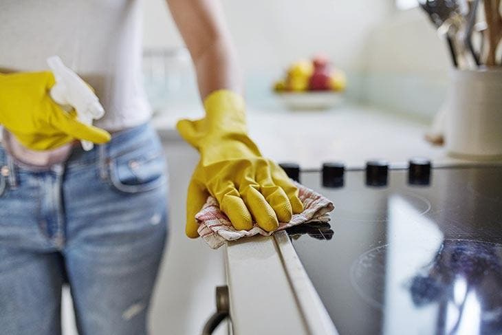 Mach die Küche sauber