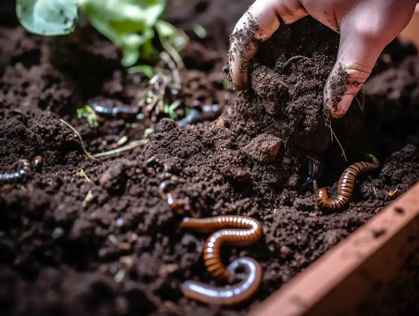 Hinzufügen von Würmern zum Boden