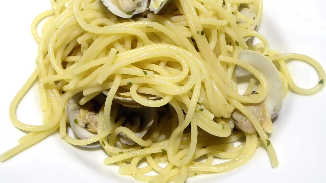 Spaghetti mit Muscheln