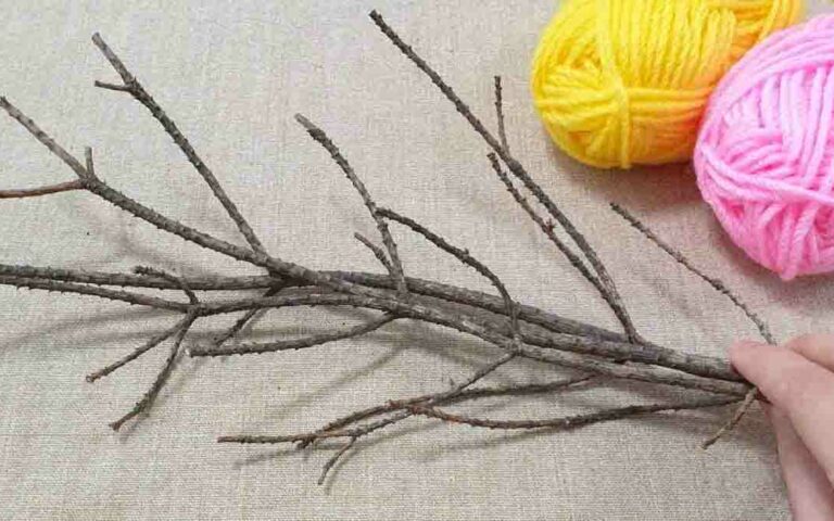 DIY-Tipp des Tages: Hier ist das unerwartete Objekt, das Sie aus Zweigen und einem Wollknäuel basteln können
