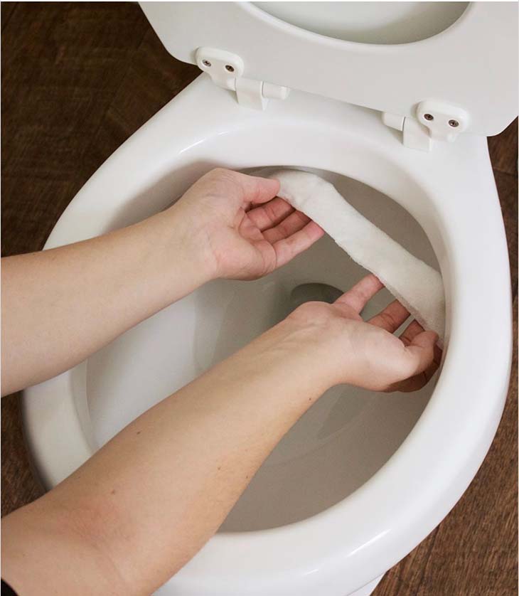 Schüsselränder reinigen