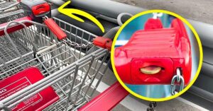 Der Trick, den Supermarkt-Einkaufswagen ohne Jetons oder Kleingeld aufzuschließen