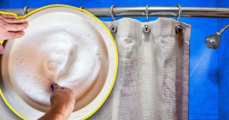 Der geniale Trick, um Schimmel von Duschvorhängen in 10 Minuten zu entfernen