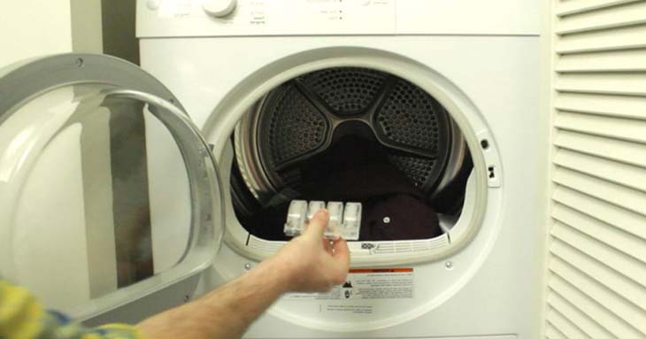 Eiswürfel für die Waschmaschine