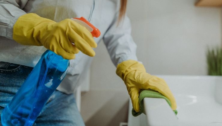 Zutat zum Reinigen von Badezimmern