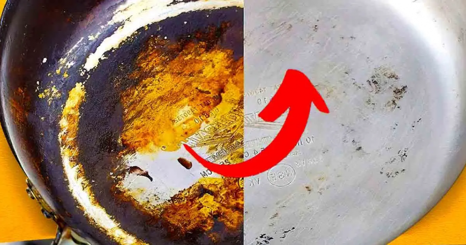 Ein genialer Trick, um Ihre Pfannen wie neu aussehen zu lassen