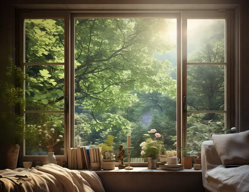 Fenster im Wohnzimmer