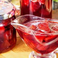 Erdbeermarmelade, in der Pfanne gebraten!