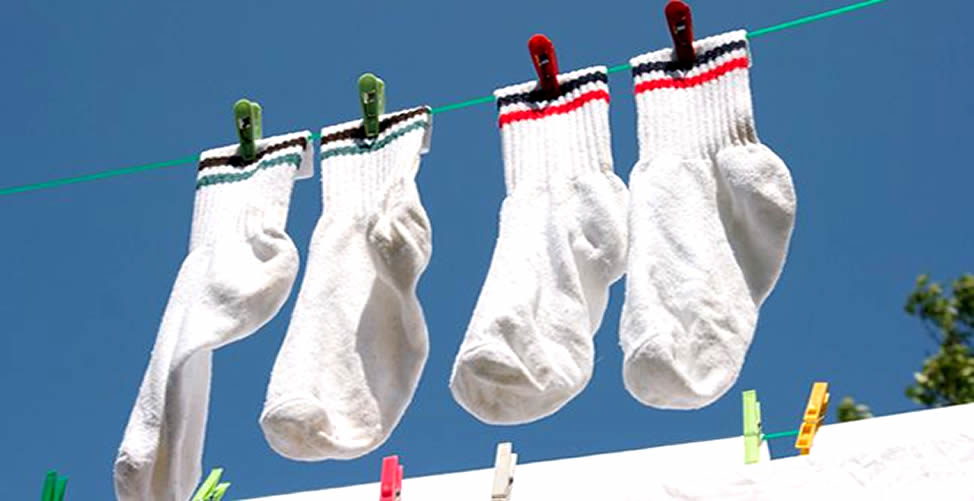 Wie man Socken wäscht
