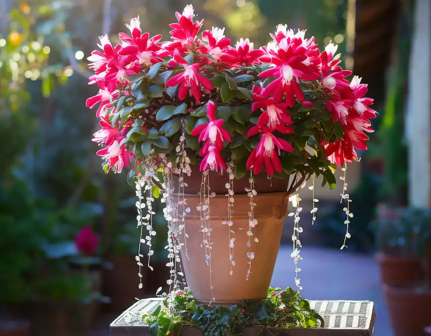 ein großer Weihnachtskaktus