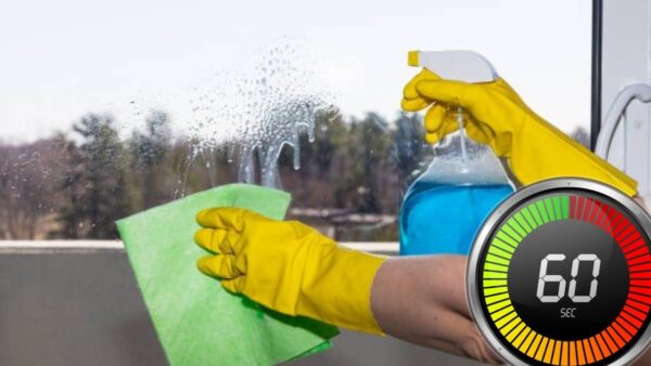 Fenster putzen in 60 Sekunden mit dem Hotelputz-Trick: Null Streifen