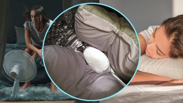 Frische Kissen, vergiss den Ventilator: 1 Löffel und kühle den ganzen Raum