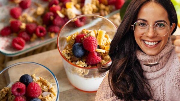 Fruchtdessert, in 5 Minuten fertig: Nur eine Scheibe reicht aus, um den Tag gut zu beginnen