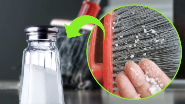 Geben Sie Salz auf den Besen, bevor Sie mit der Reinigung beginnen: besser als ein Bodenreiniger