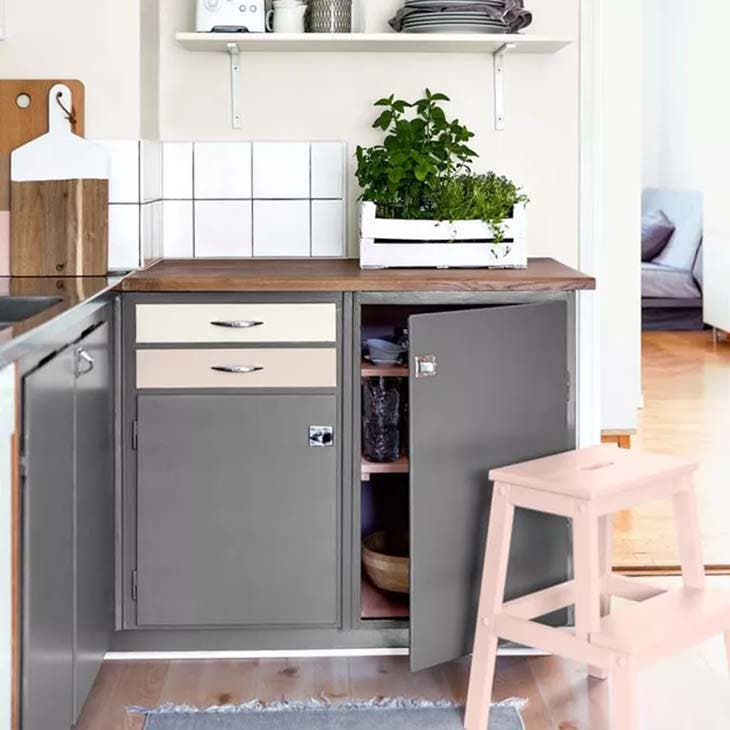 Verwenden Sie frische Möbelfarbe