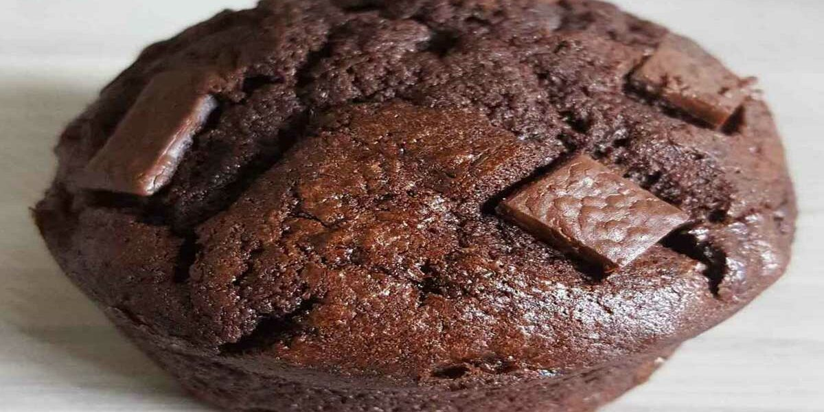 Gourmet-Muffins mit Schokoladenstückchen, sehr schmelzend und superweich