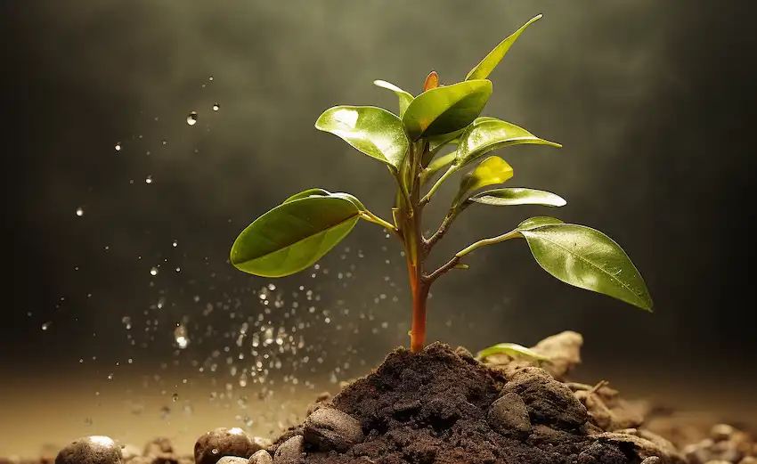 piccolo albero di arancio