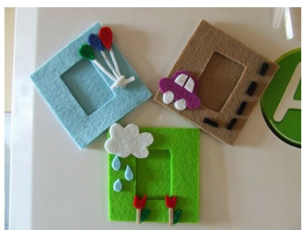 handgefertigte Gefälligkeiten Filzrahmen