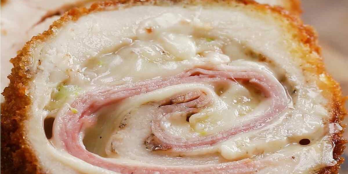 Hähnchenbrust gefüllt mit Tomaten und Käse, saftig und gut